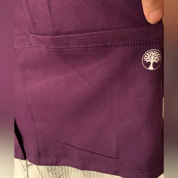 Scrub HH Works by Healing Hands Megan Women's 4-Pocket STRETCH Round Nec… - Picture 7 of 11